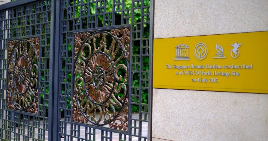 世界遺産のシンガポール植物園